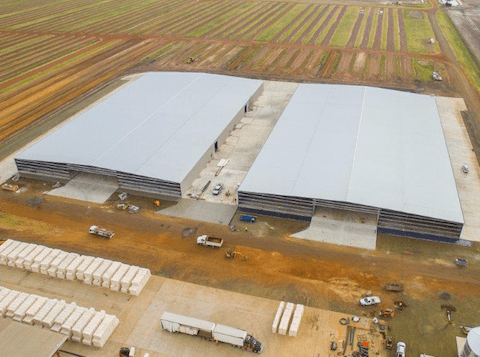 Queensland Cotton Dalby Gin Storage Sheds - Metroll