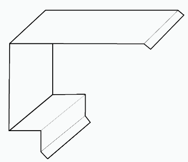 Line drawing of an E type Barge from Metroll