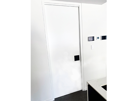 Image of installed cavity sliding door